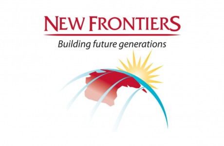 This logo design for The 9th Conference of The Australian College of Nurse Practitioners emphasised the theme of ‘New Frontiers’ by showing a red Australian continent approaching a global horizon emblazoned with a brilliant sunrise.