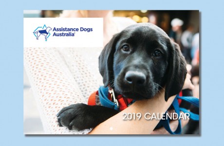 Assistance Dogs Australia 2019 calendar cover
